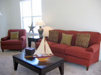Family Room Staged